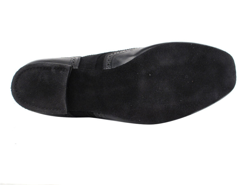 CD9002B Black Leather &amp; Suede 