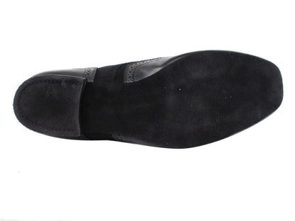 CD9002B Black Leather &amp; Suede 