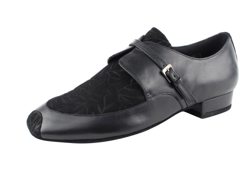 CD9003A Black Leather &amp; Nubuck with 1" standard heel