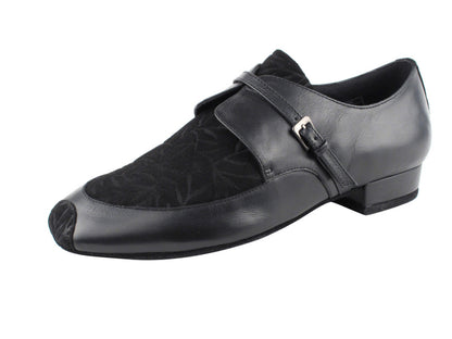 CD9003A Black Leather &amp; Nubuck with 1" standard heel
