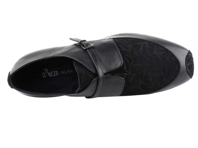 CD9003A Cuir Noir et Nubuck