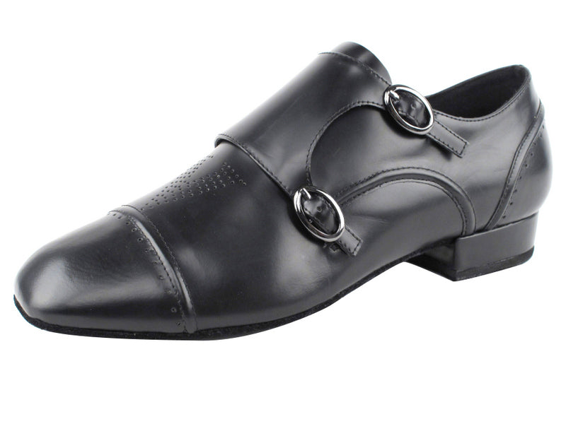 CD9005A Black Leather with 1&quot; standard heel 