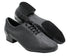 CD9319 Black Leather with 1" Standard Heel in the photo
