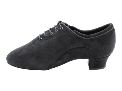 CD9320 Black Oxford Nubuck with 1.5" Latin heel in the photo