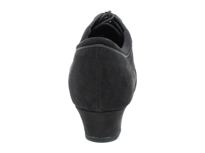 CD9320 Black Oxford Nubuck with 1.5" Latin heel in the photo