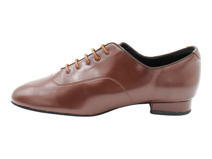 CD9411 Dark Tan Leather with 1" standard heel