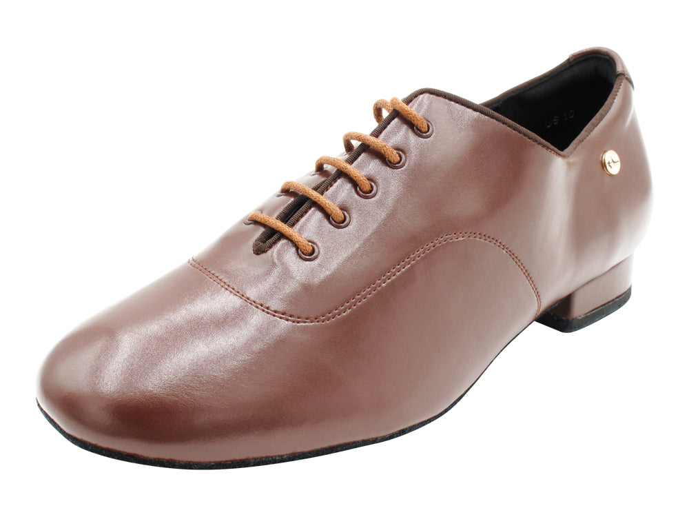CD9411 Dark Tan Leather with 1" standard heel