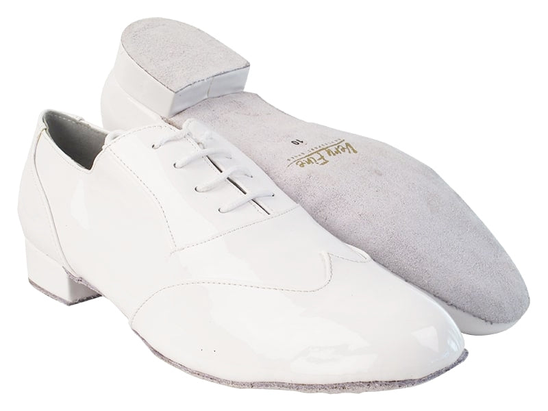 M100101 White Patent with 1&quot; Standard Heel in the photo