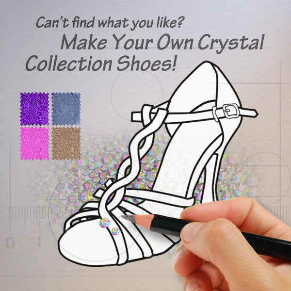 Haz tus propios zapatos con la colección Crystal