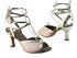 PP207 BC1 Light Tan Light Leather & Gold Trim_C5009 BackStrap with 3" heel in the photo