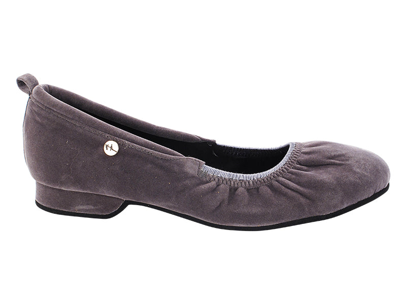 ProComfort20 Grey Velvet with flat EVA heel in the photo