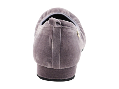 ProComfort20 Grey Velvet with flat EVA heel in the photo