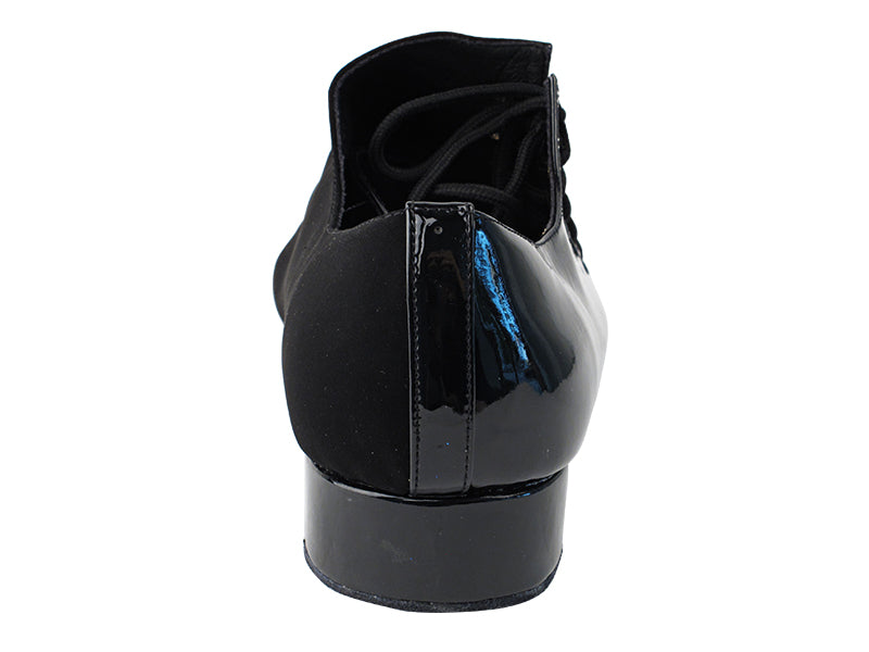 S2519 Split Sole Black Nubuck &amp; Black Patent