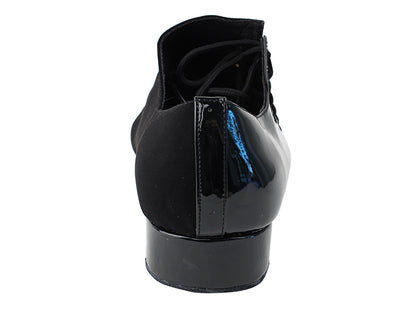 S2519 Split Sole Black Nubuck &amp; Black Patent