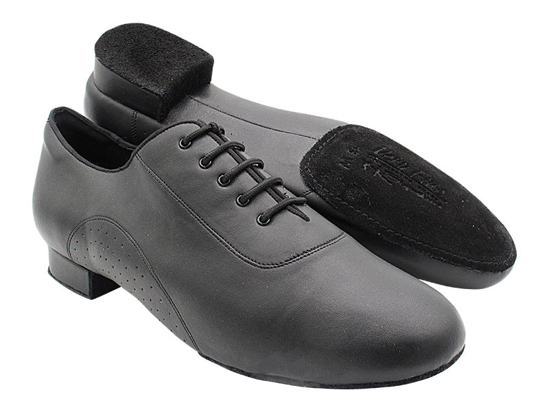 S309 Split Sole Black Leather