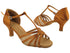 SERA16612 Dark Tan Satin with 2.5" heel (2040) in the photo