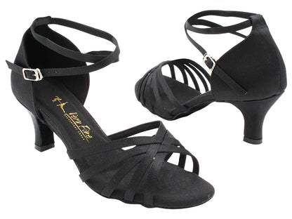 SERA2613 Black Satin with 2.5&quot; heel (2040) in the photo