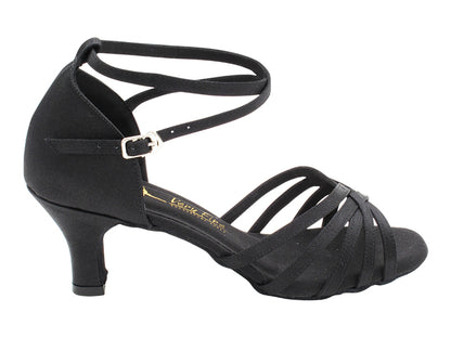 SERA2613 Black Satin with 2.5&quot; heel (2040) in the photo