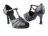 SERA2901 Black & Black Patent Trim with 3" heel in the photo