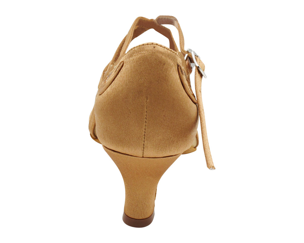 SERA3630X Brown Satin with 2.5" Heel (2040) in the photo