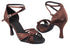 SERA3780 Dark Coffee Satin with 3" heel in the photo