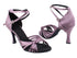 SERA3780 Lavender Satin with 3" heel in the photo