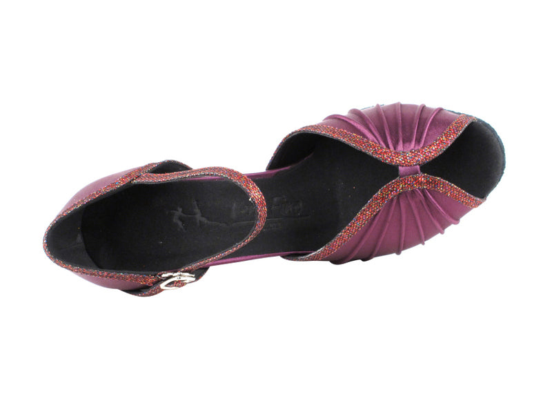 SERA3830 Purple Satin &amp; Purple Scale Trim