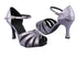 SERA3850 Grey Stardust & Black Mesh with 3" heel in the photo