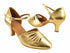 Sera3901 Shiny Gold Leather with 2.5" Heel (2040) in the photo