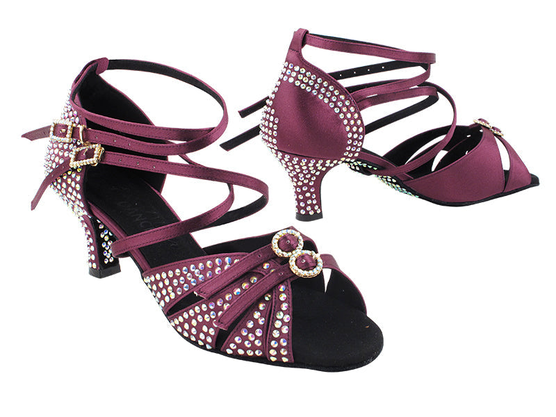 SERA7030CC 112 Purple Satin with 2.5 Heel (2040) in the photo