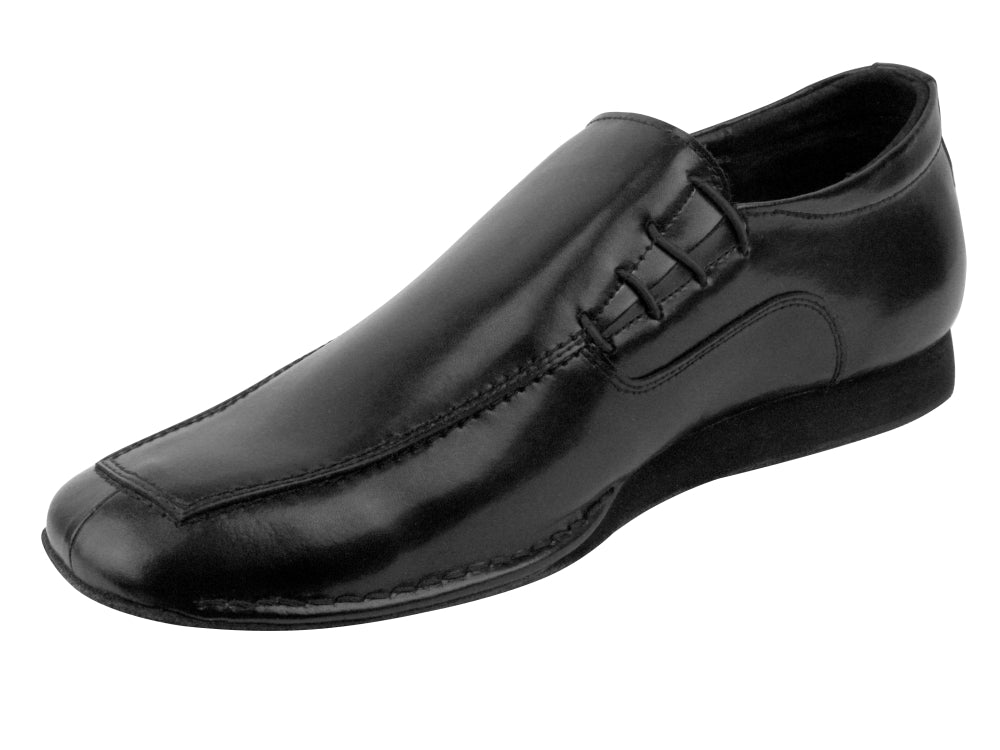 SERO102BBX Black Leather with flat heel in the photo