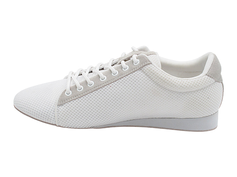 SERO108BBX White Mesh with flat heel in the photo