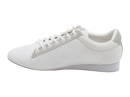 SERO108BBX White Mesh with flat heel in the photo