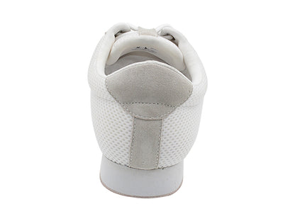 SERO108BBX White Mesh with flat heel in the photo