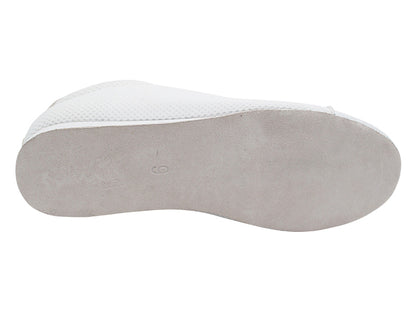 SERO108BBX White Mesh with flat heel in the photo