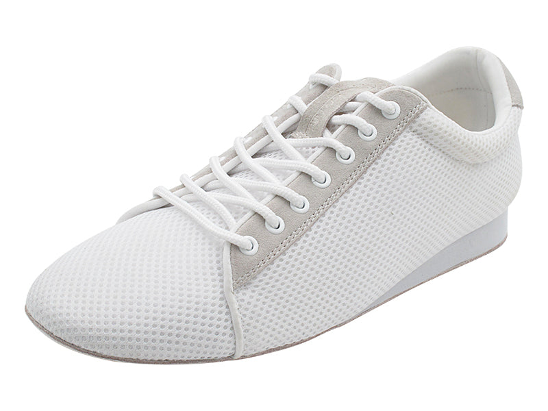 SERO108BBX White Mesh with flat heel in the photo