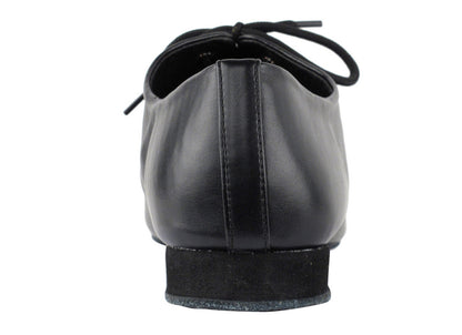 MJFJazz Black Leather with 0.5" flat EVA heel in the photo
