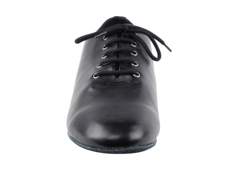 MJFJazz Black Leather with 0.5" flat EVA heel in the photo