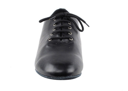 MJFJazz Black Leather with 0.5" flat EVA heel in the photo
