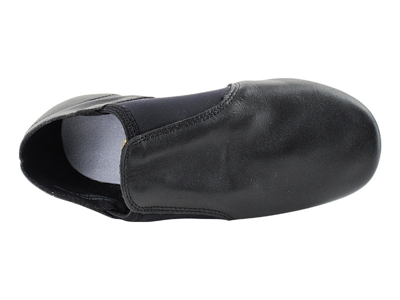 VFJazz02 Split Black Leather with 0.25 inch EVA Heel