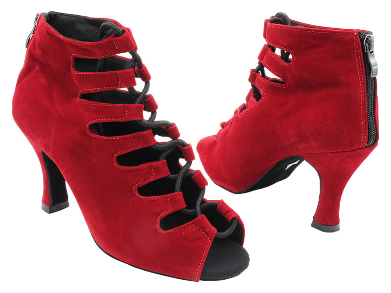 VFBoot Latin 3304 Red Velvet with 3 inch Heel (6812) in the photo