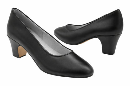 VFCharacter 003 Black Leather with 2.5" Medium Heel (035) in the photo
